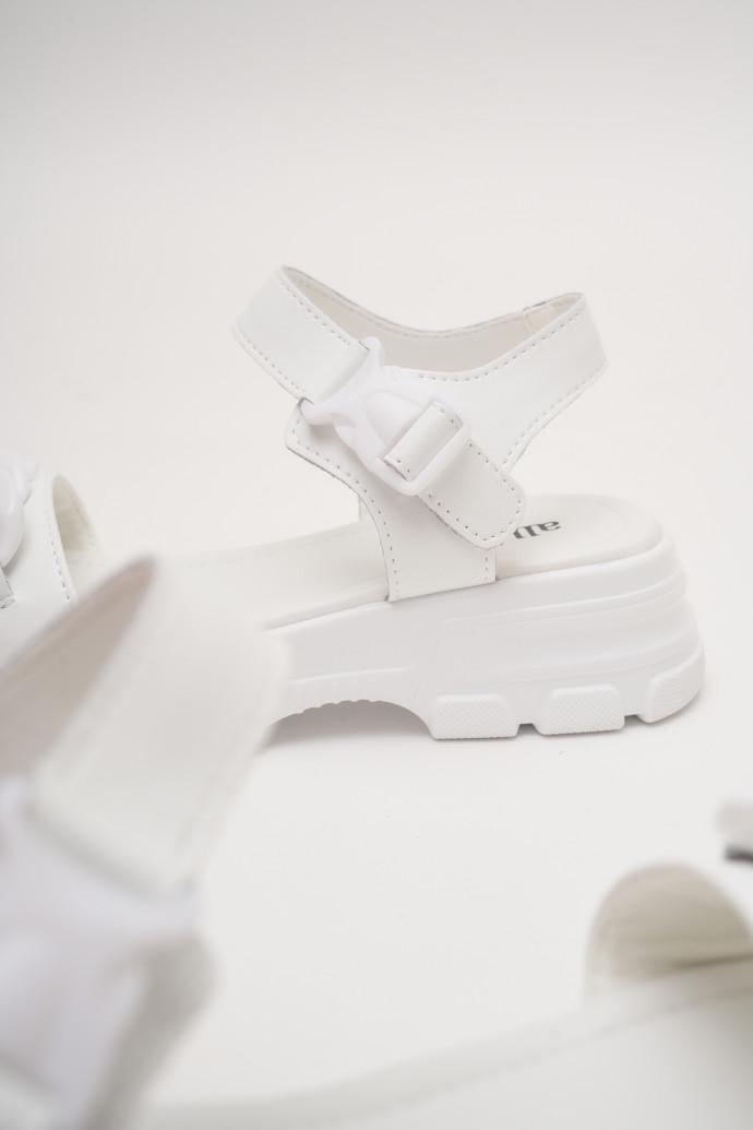 Босоніжки жіночі AllShoes шкіряні р. 40 Білий (168843) - фото 5 Босоніжки жіночі AllShoes шкіряні р. 40 Білий (168843) - фото 5