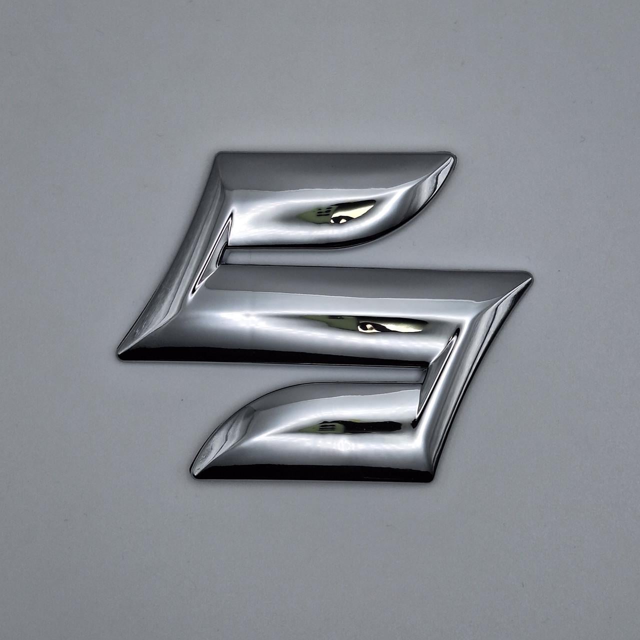 Эмблема Suzuki 80х80 мм Хром (1947728172)