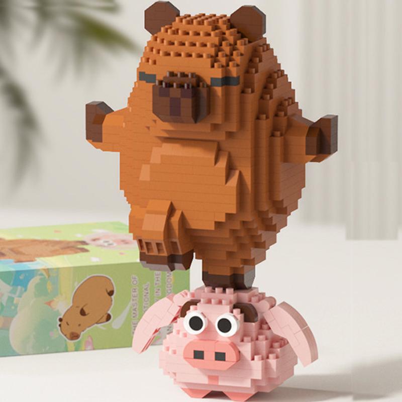 Конструктор детский Капибара-поросенок 553 дет. (арт EPC15404M)