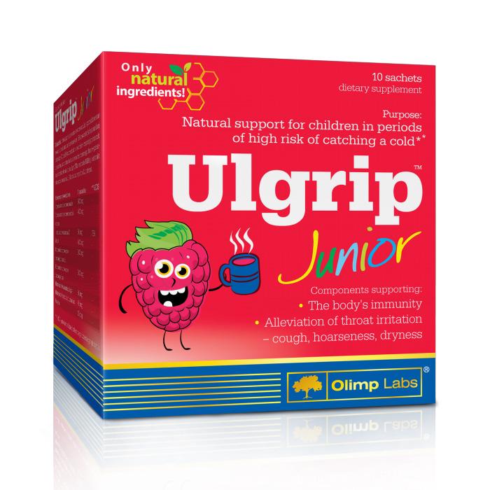 Вітаміни Olimp Ulgrip Junior малина 10 саше