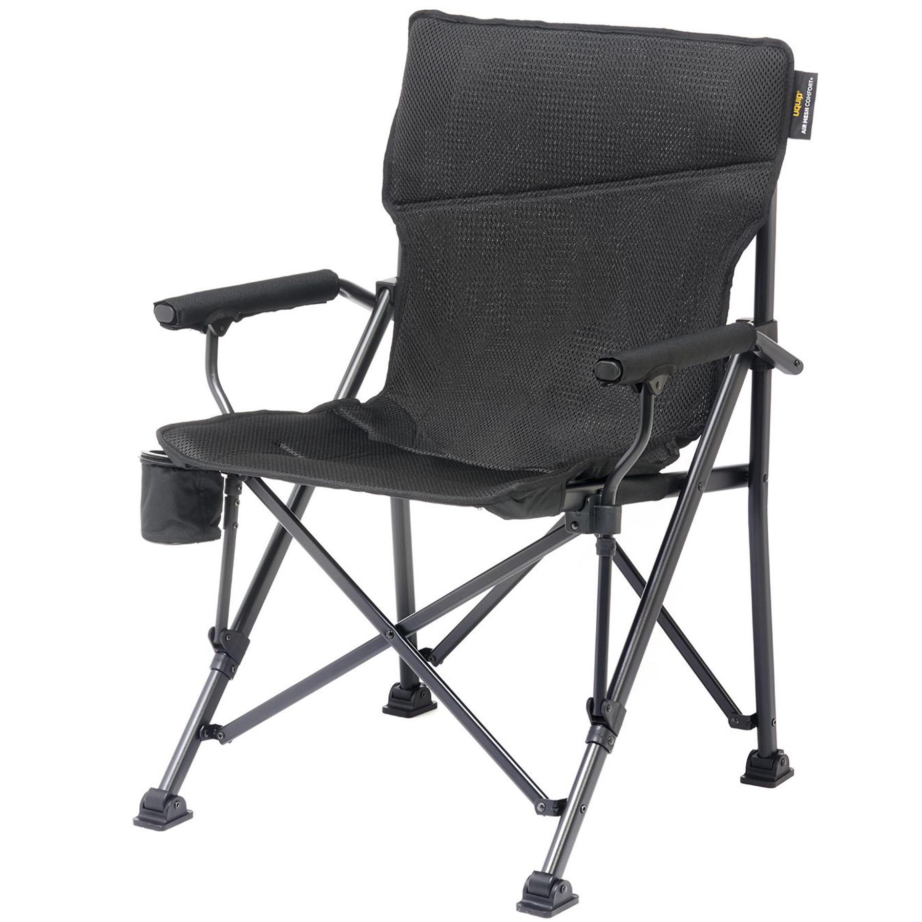 Туристичне крісло розкладне Uquip Roxy Black (244052) - фото 2 Туристичне крісло розкладне Uquip Roxy Black (244052) - фото 2
