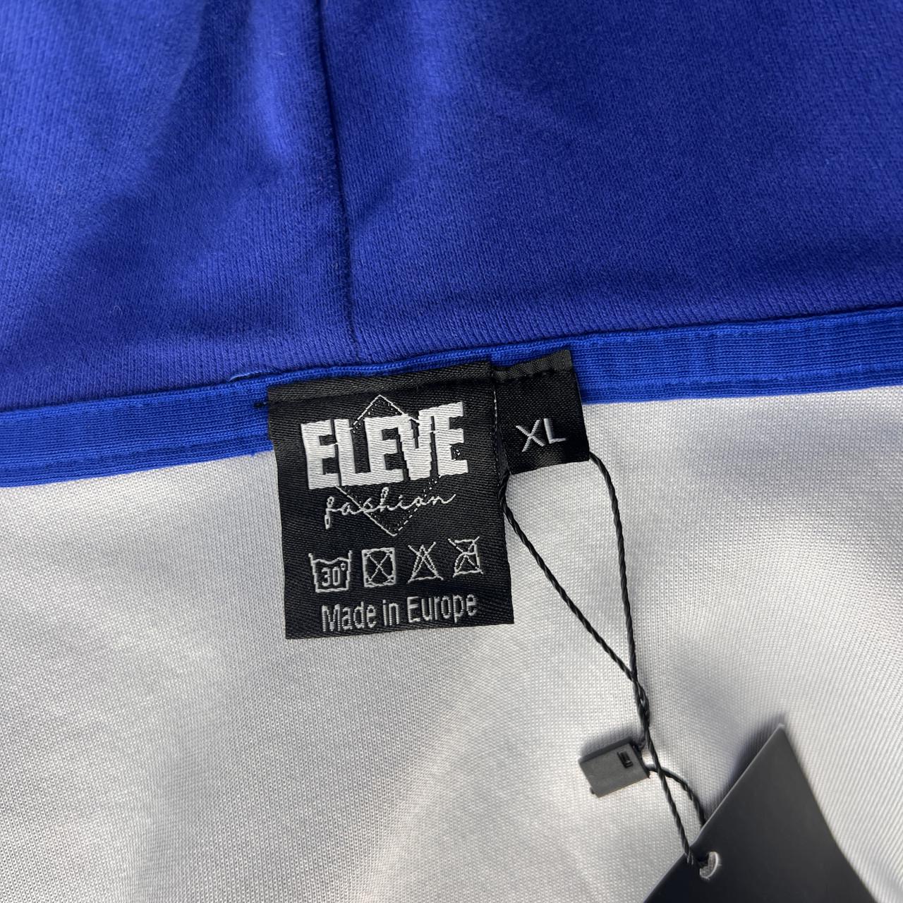 Худи из хлопка EleveFashion 4XL Синий (2020893529) - фото 4