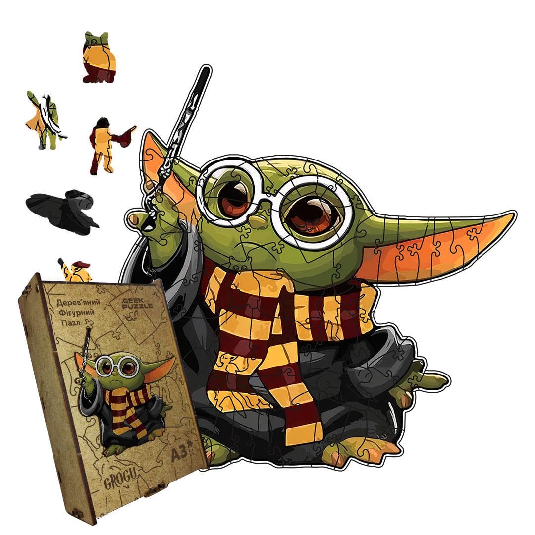 Пазл дерев'яний чарівник грогу А3 200 ел.