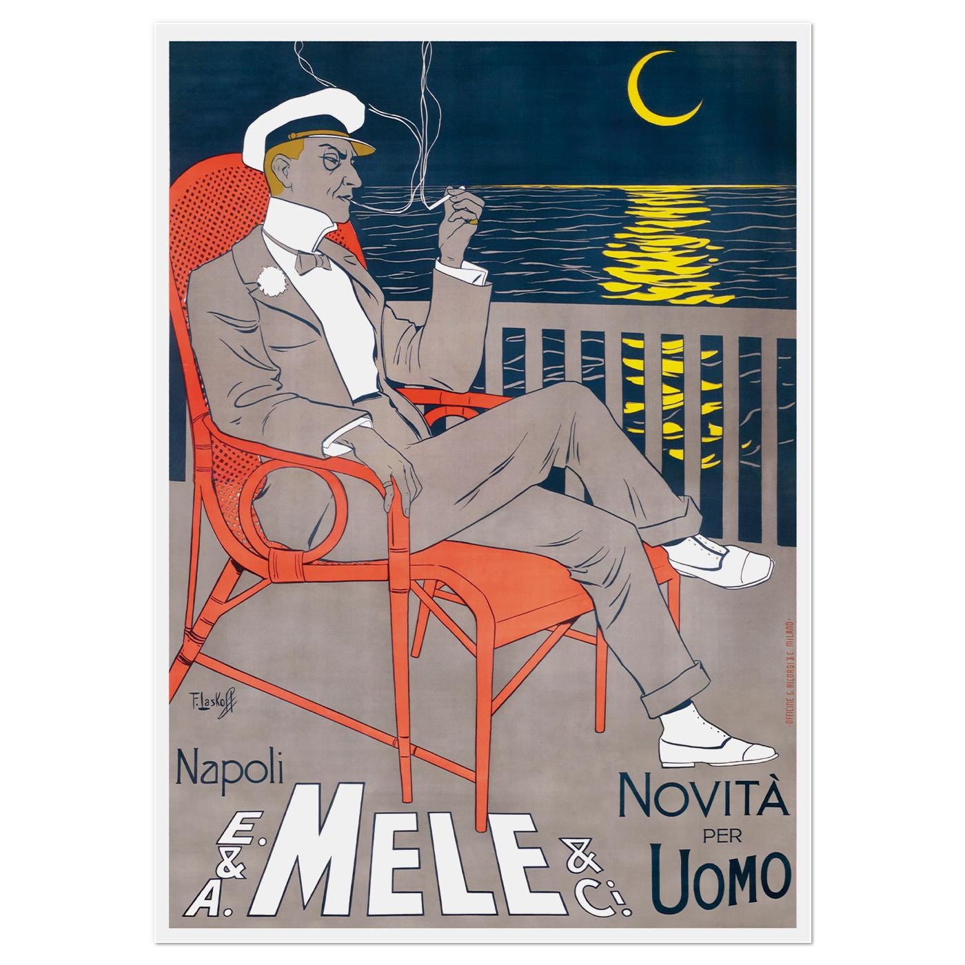 Плакат винтажный Mele 1900 60x84 см (0209) Плакат винтажный Mele 1900 60x84 см (0209)