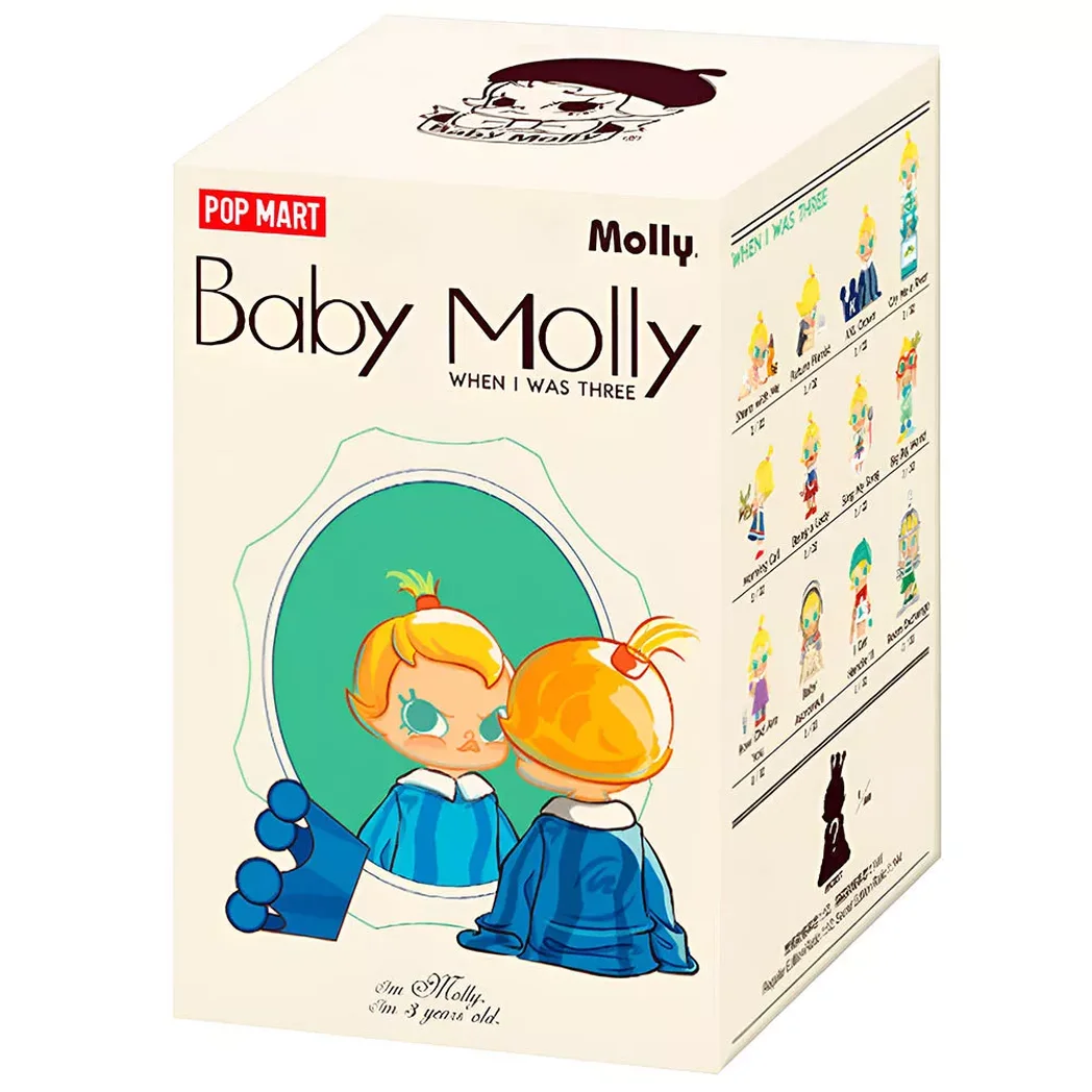Фигурка-сюрприз POP MART When I was Three! Baby Molly 1 шт. (BMWIT-01)