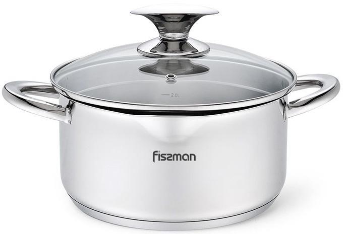 Кастрюля Fissman Elegance из нержавеющей стали 5,6 л