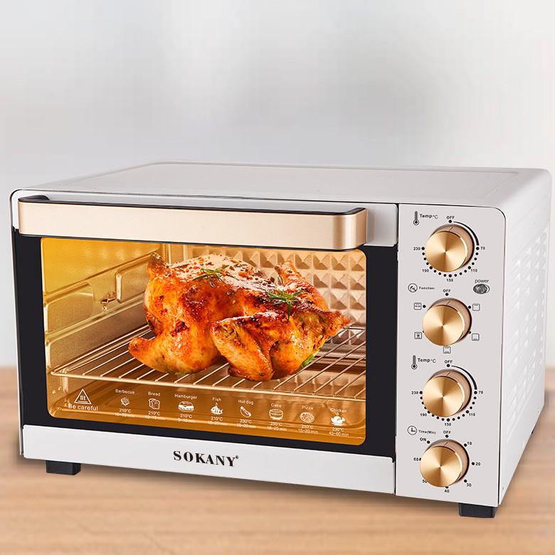 ᐉ Духовка электрическая настольная с таймером 1700 Вт 50 л (SK450W ...