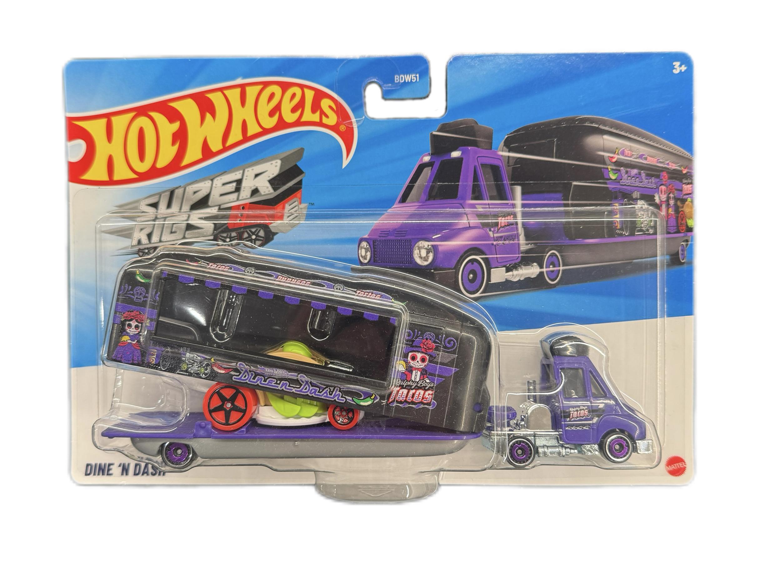Игрушечный грузовик Hot Wheels Super Rigs Dine'n Dash (26612980)