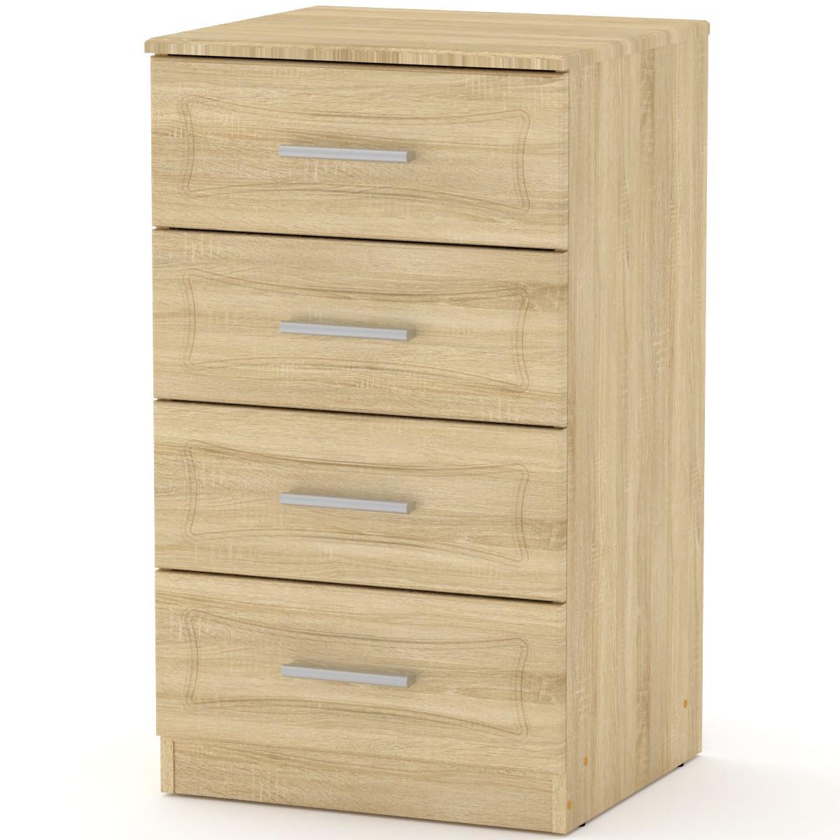 Комод для вещей Компанит 4А МДФ Дуб сонома (18026)