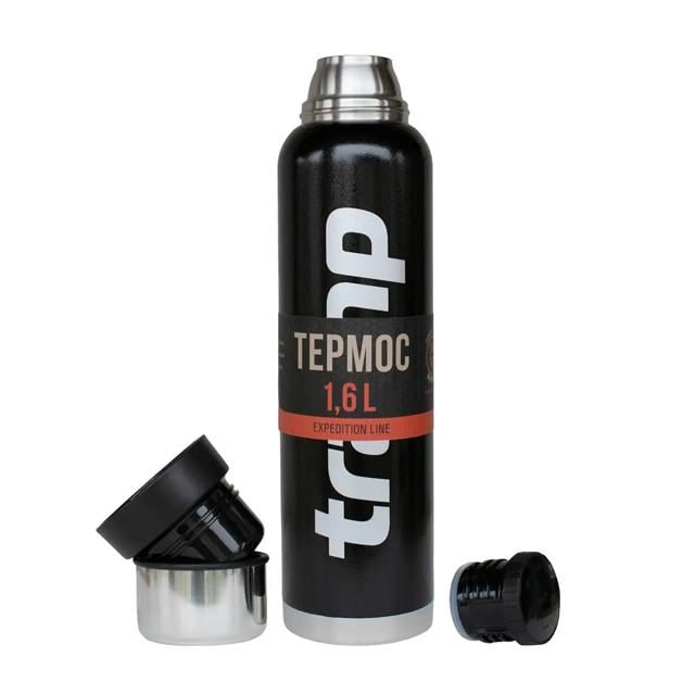 Термос питний Tramp Expedition Line 1,6 л Чорний (UTRC-029-black) - фото 2 Термос питний Tramp Expedition Line 1,6 л Чорний (UTRC-029-black) - фото 2