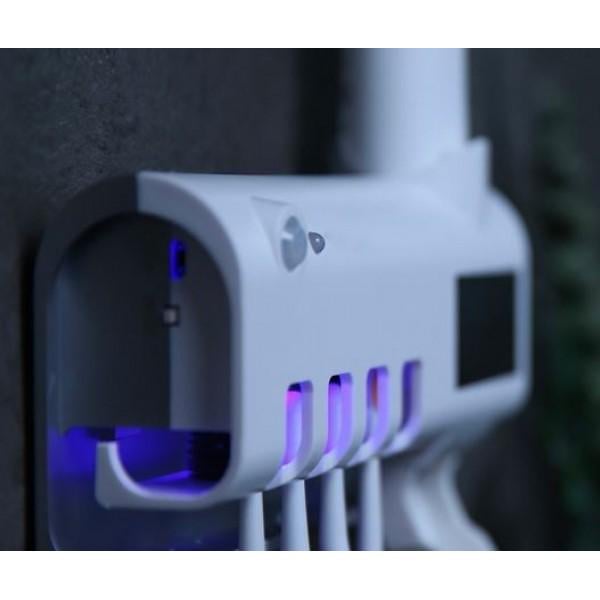 Диспенсер-дозатор для зубной пасты и щеток Toothbrush sterilizer W-020 автоматический ультрафиолетовый - фото 10 Диспенсер-дозатор для зубной пасты и щеток Toothbrush sterilizer W-020 автоматический ультрафиолетовый - фото 10
