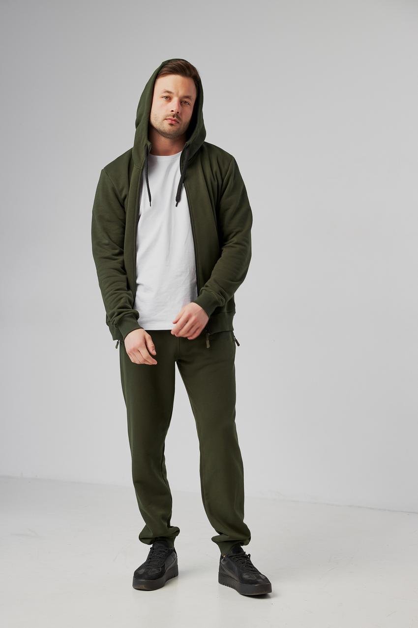 Костюм спортивный мужской Батал М79.3 3-нить L Хаки (774-1-62) - фото 3 Костюм спортивный мужской Батал М79.3 3-нить L Хаки (774-1-62) - фото 3