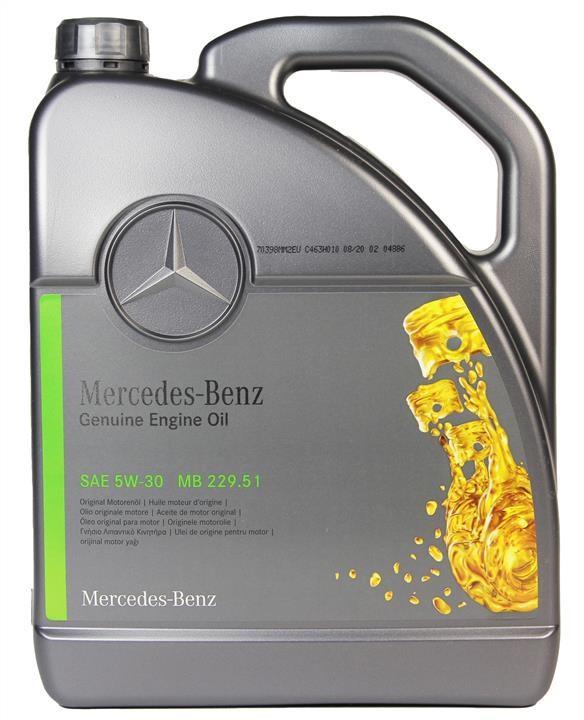 Моторное масло Mercedes-Benz 229.51 Engine Oil 5W-30 5 л - фото 1