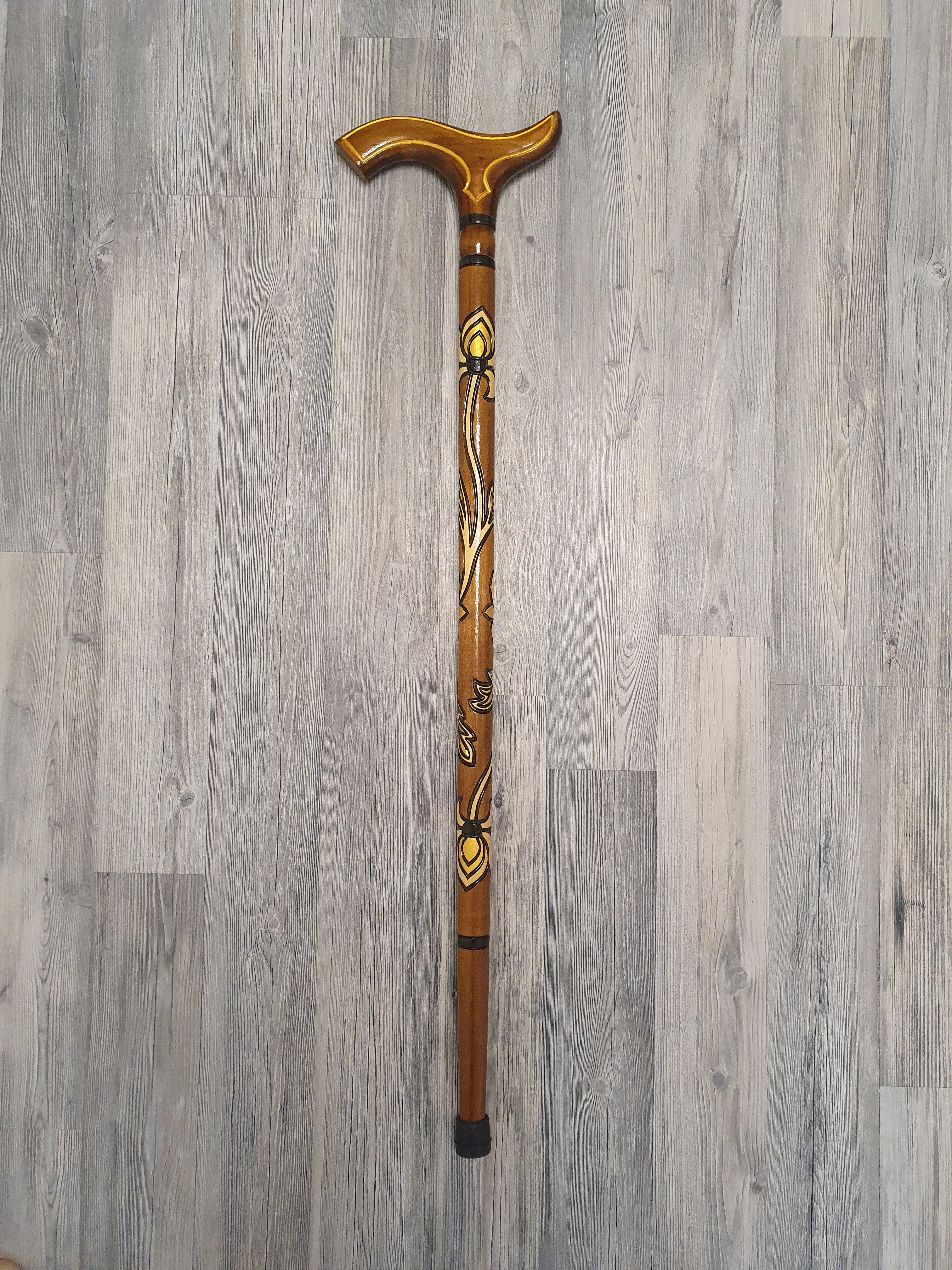 Трость для ходьбы ручная работа 85 см (5299) - фото 5