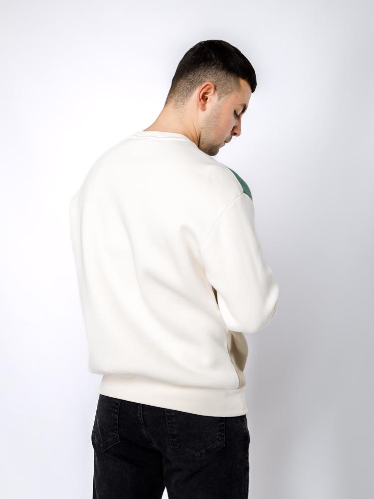 Світшот чоловічий ЦБ-00233110 р. 46 Білий (SKT000940643) - фото 2 Світшот чоловічий ЦБ-00233110 р. 46 Білий (SKT000940643) - фото 2