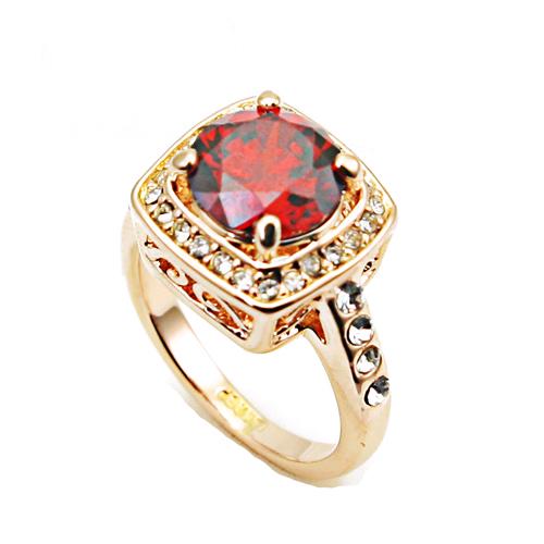 Кольцо с кристаллами Сваровски 95621a Italina р. 18 Красный Кольцо с кристаллами Сваровски 95621a Italina р. 18 Красный