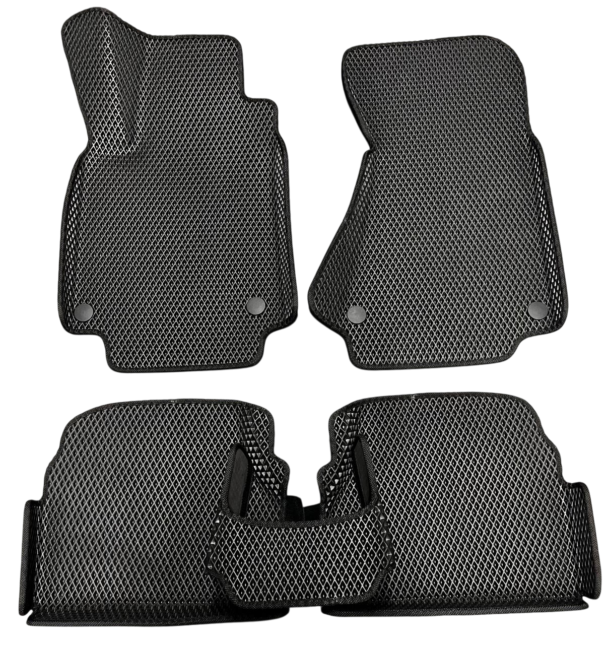 Коврики EVA с бортиками и 3Д лапой в салон для для Audi A4 B8 2008-2015 гг. Черный (2564430757)