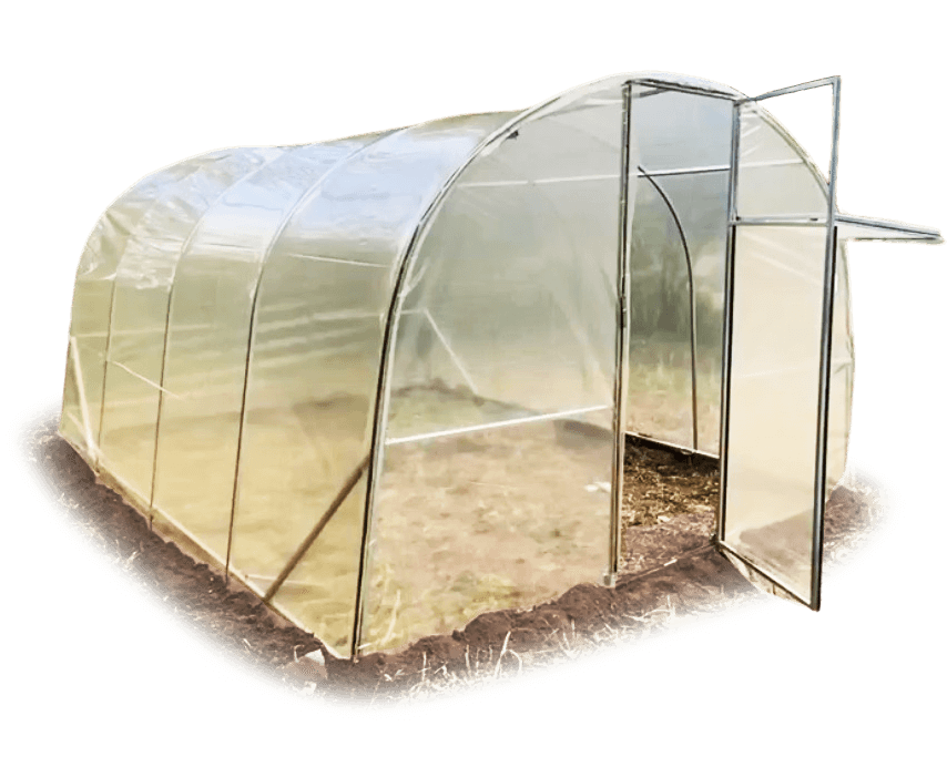Теплица Титан 3x6 из оцинкованной трубы 30х30 с пленкой 150 мкм
