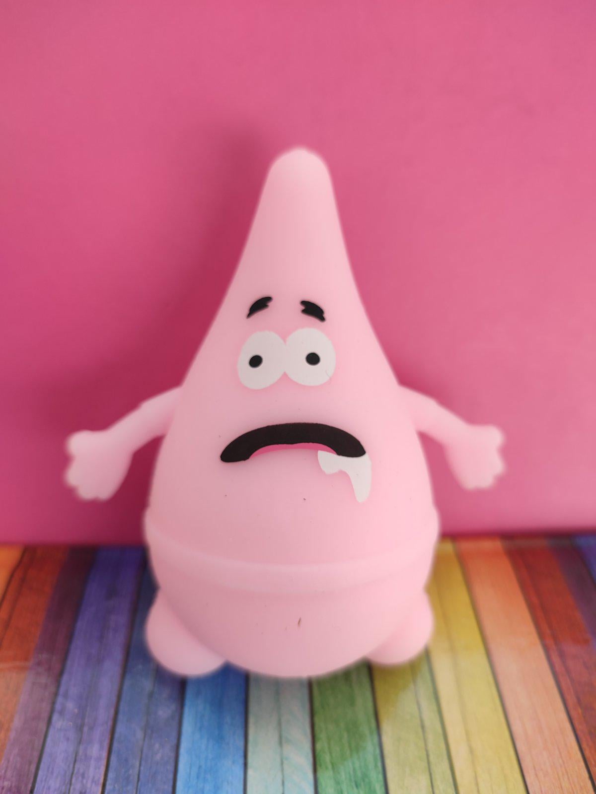 Игрушка-антистересс тягучка Сквиши Патрик Звезда Спанч Боб квадратные штаны (22794)