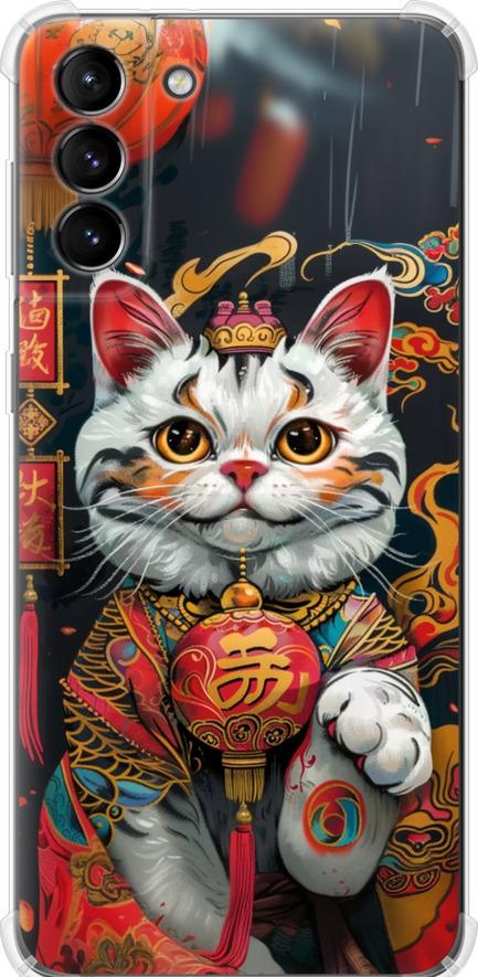 Чехол на Samsung Galaxy S21 Plus China Cat v2 (6135sp-2115-42517)