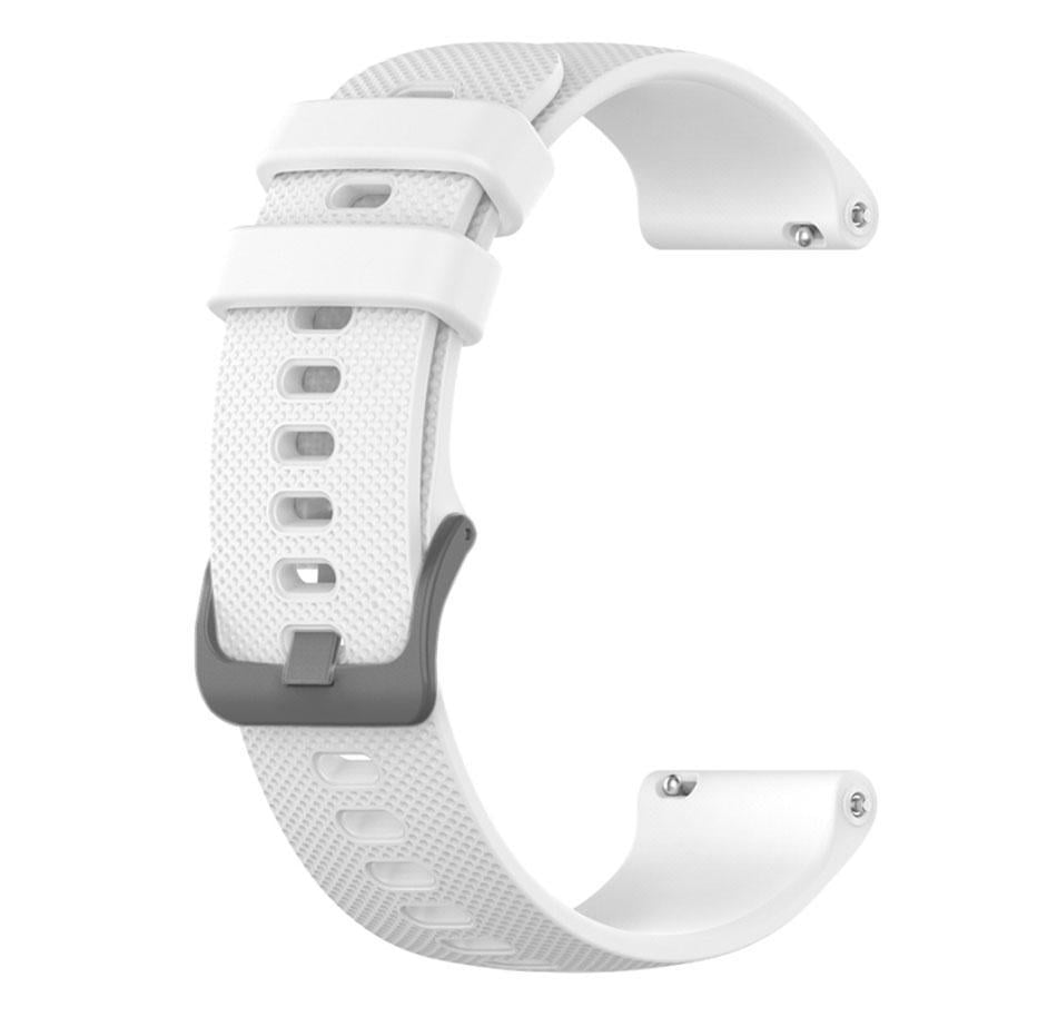 Силиконовый ремешок Primolux для смарт-часов Garmin Vivoactive 4S White Силиконовый ремешок Primolux для смарт-часов Garmin Vivoactive 4S White