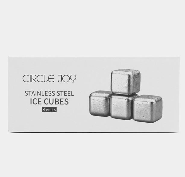 Камни для виски металлические Circle Joy Ice Cubes (CJ-BK03) - фото 2 Камни для виски металлические Circle Joy Ice Cubes (CJ-BK03) - фото 2