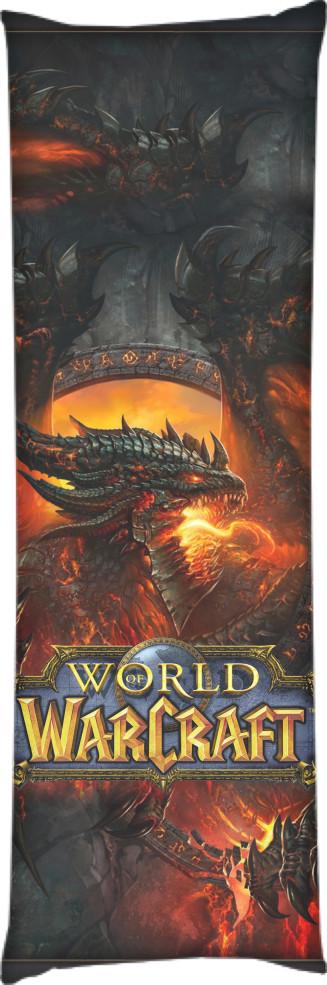 Подушка дакимакура World of Warcraft Art 40x100 см (13534051)