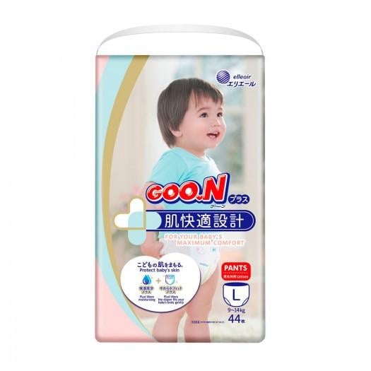 Трусики-подгузники Goo.N Plus для детей L 9-14 кг 44 шт. (21000632-ks)