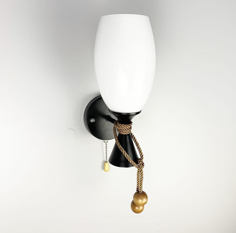 Бра з вимикачем Чорний (11299/1W) - фото 4