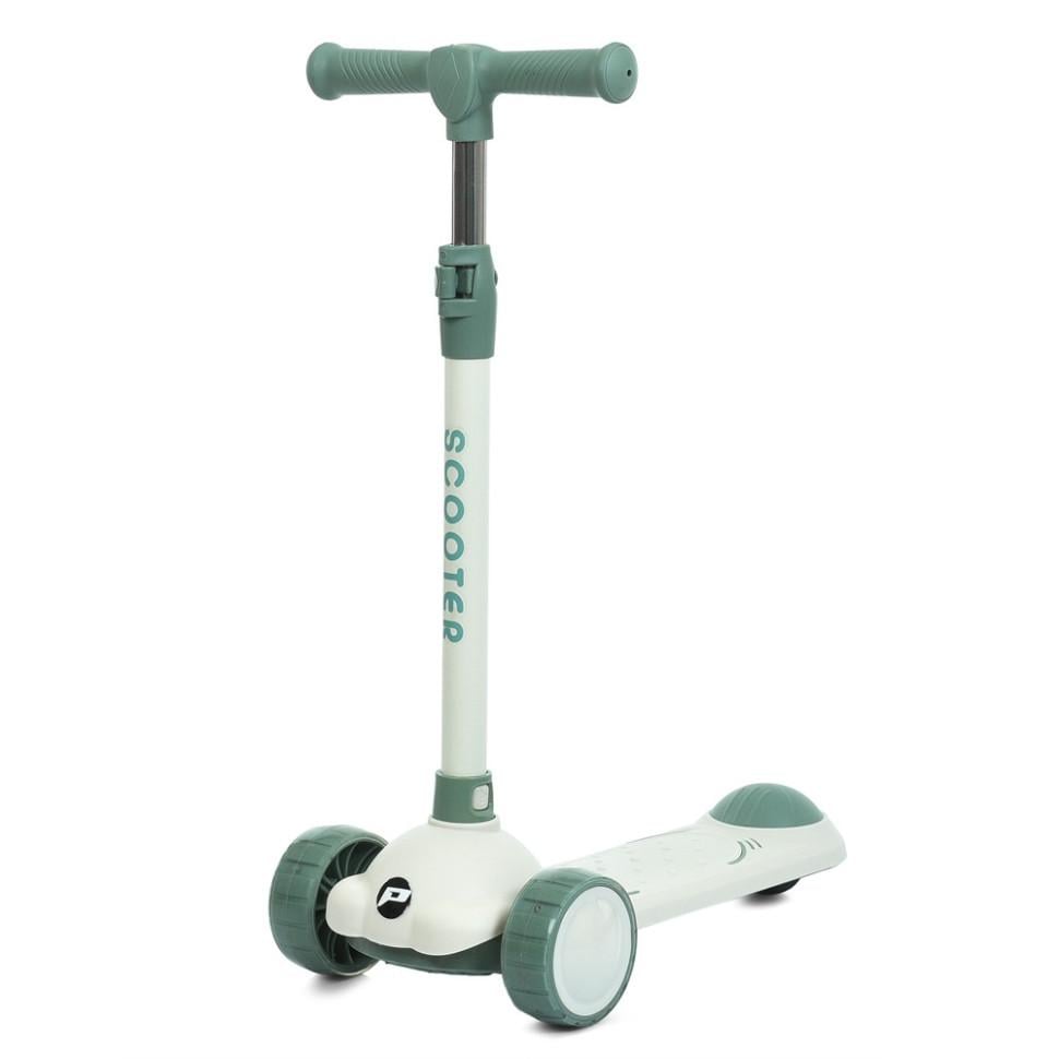 Самокат Bambi трехколесный с музыкой и светом Мятный (DS-171-S-400)