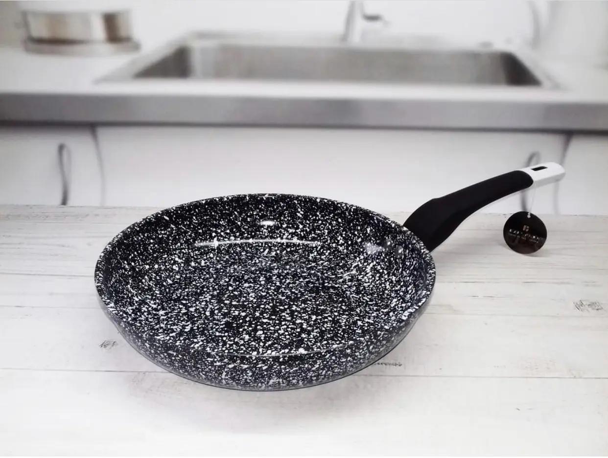 Сковорода для індукційної плити Edenberg EB-9165 з гранітним антипригарним покриттям 22 см (2530554795) - фото 4 Сковорода для індукційної плити Edenberg EB-9165 з гранітним антипригарним покриттям 22 см (2530554795) - фото 4