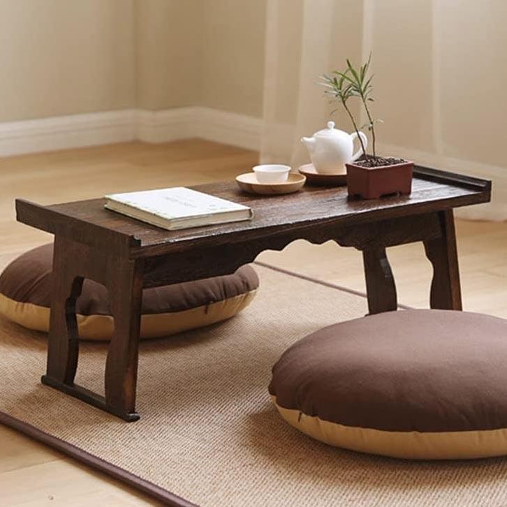 Столик для медитации из дерева Мальпуар 65х37х30 см Капучино (МДТ-6537300509)