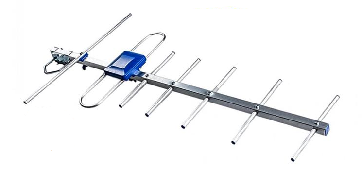 Антенна наружная Eurosky Favorit с усилителем для цифрового ТВ-Т2 DVB-T2 55 км