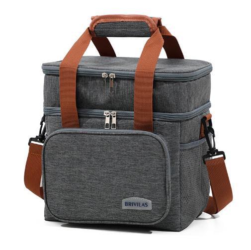 Термосумка 10955 16,5х21,5х24,5 см Сірий (4569974) Термосумка 10955 16,5х21,5х24,5 см Сірий (4569974)