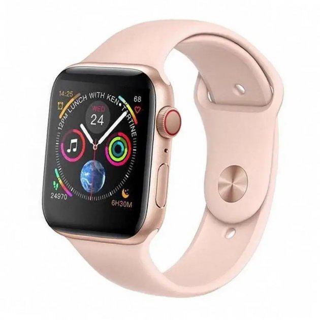 Смарт годинник IWO T500 Plus HiWatch 7 Рожевий (9142584)