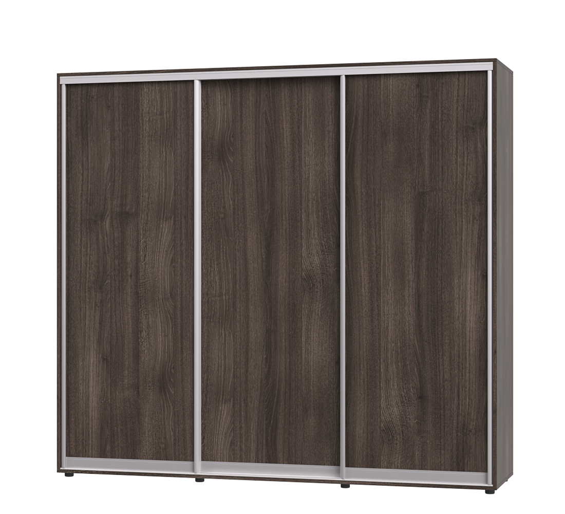 Шкаф-купе трехдверный Эверест ШК-05 240х60х220 см Шамони Темный (07498)