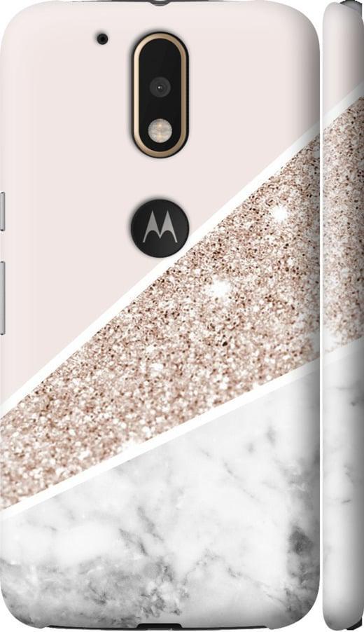 Чехол на Motorola MOTO G4 PLUS Пастельный мрамор (4342m-953-42517)