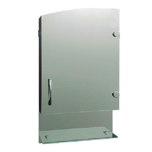 Зеркальный шкаф с открытой полкой Seria A "Эконом" №248 700x400x130 мм