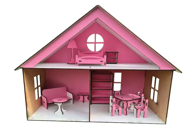 Ляльковий будиночок lol house 31x22x44 см Рожевий Ляльковий будиночок lol house 31x22x44 см Рожевий