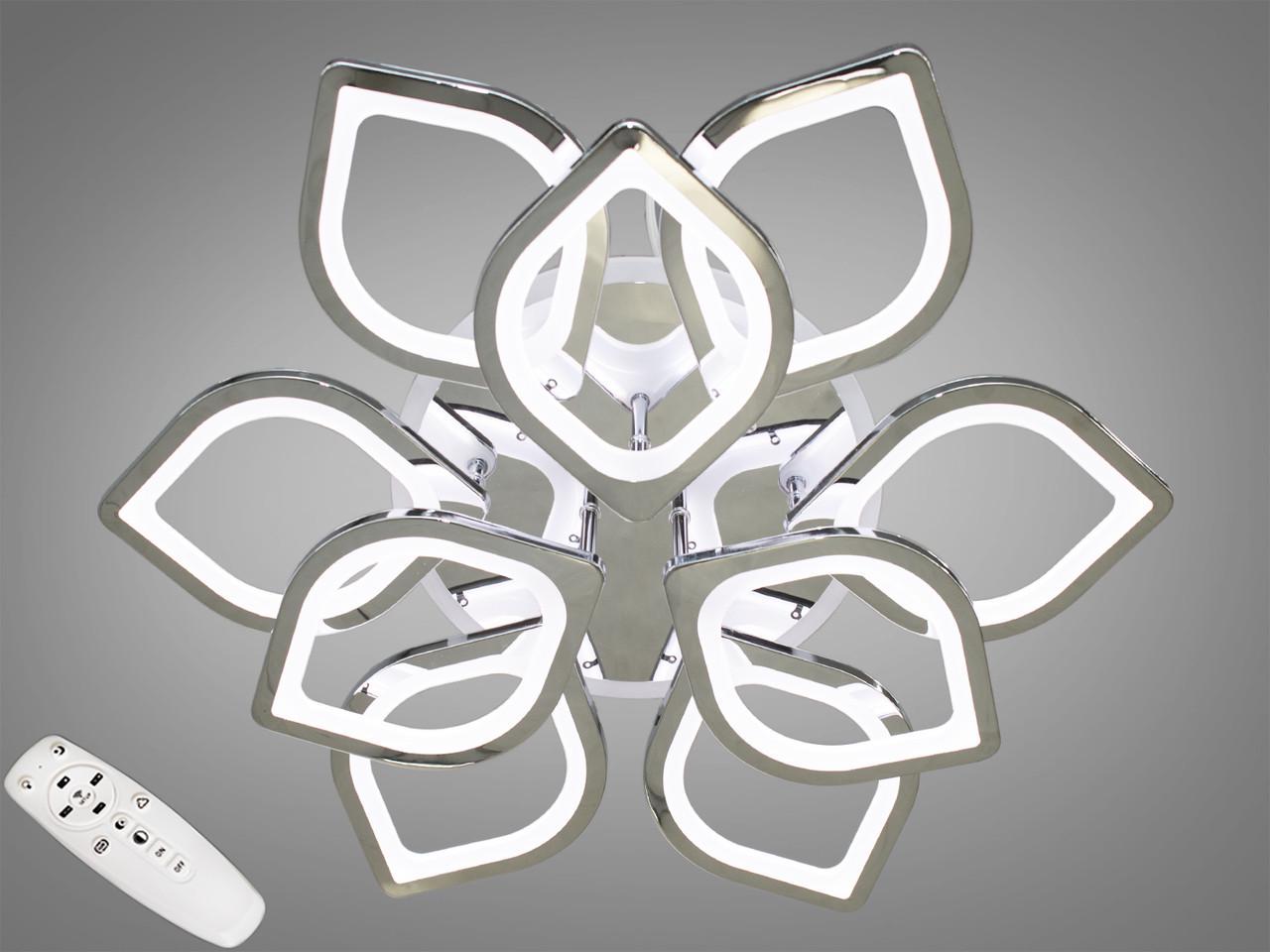 Люстра потолочная с димером LED 8073/6+3HR 3col dim (2437593396)