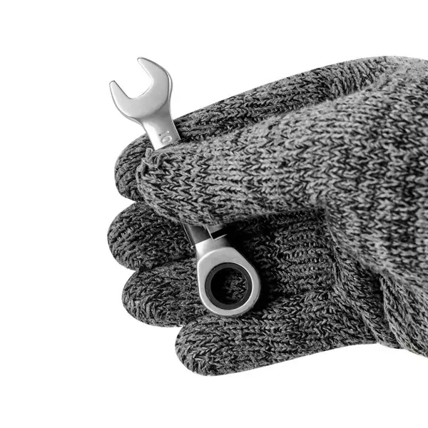 Ключ гайковий короткий з храповиком 10 мм (757S10) - фото 3 Ключ гайковий короткий з храповиком 10 мм (757S10) - фото 3