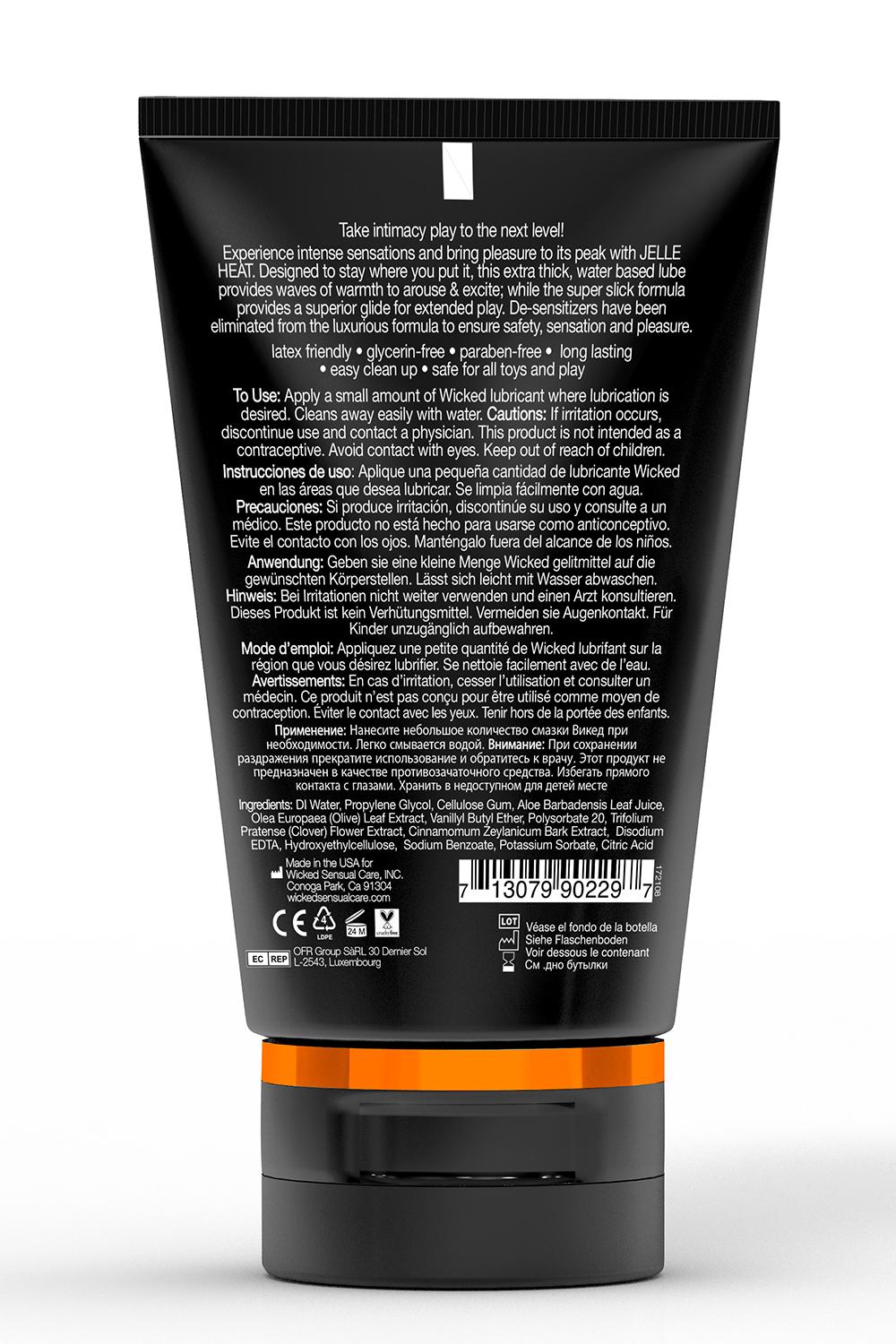 Зігріваючий анальний лубрикант Wicked Jelle Heat Anal Lubricant 120 мл - фото 3