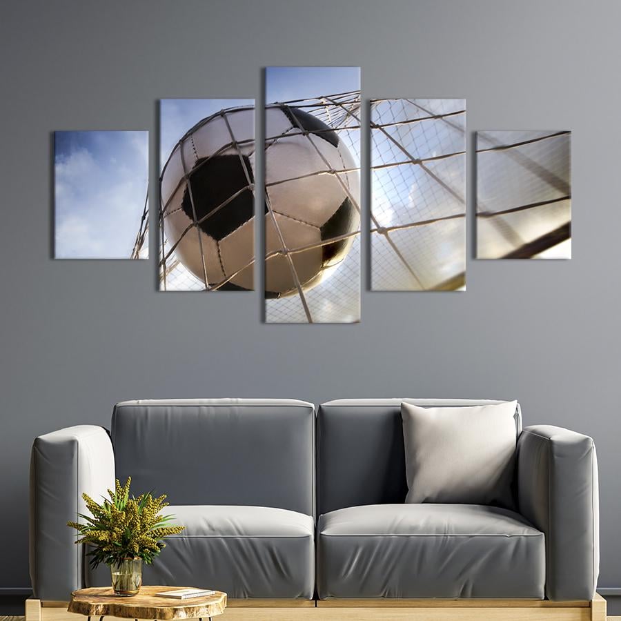 Модульная картина из 5 частей Гол в футболе 162x80 см (479-52)