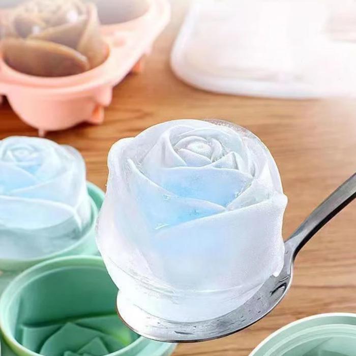 Форма для льда Роза силиконовая Зеленый (1258) - фото 4