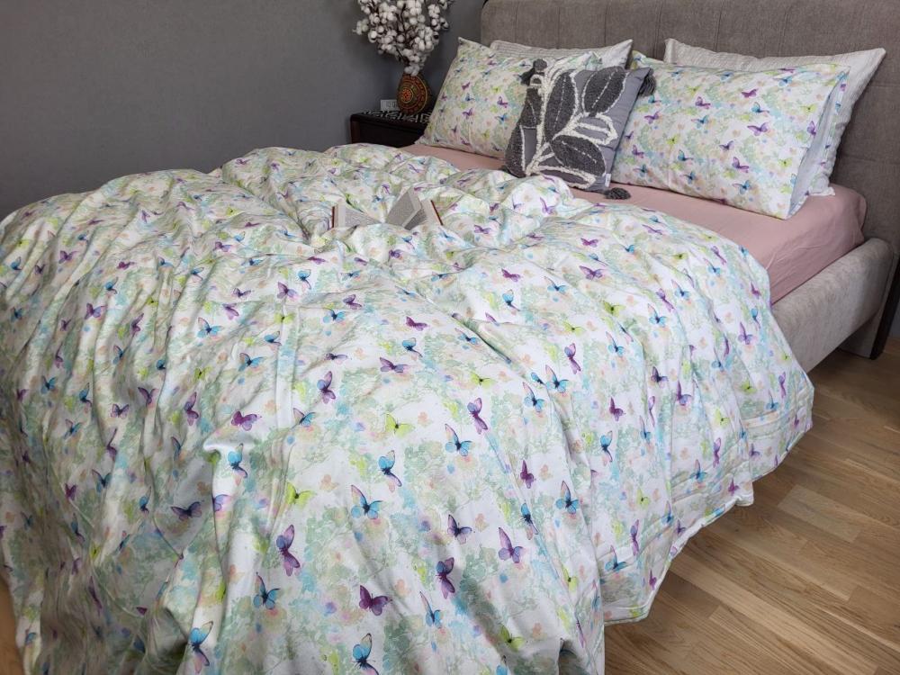 Комплект постельного белья Волшебница фланель семейный/наволочки 50х70/70x70 см Пудровый (8803) - фото 2 Комплект постельного белья Волшебница фланель семейный/наволочки 50х70/70x70 см Пудровый (8803) - фото 2