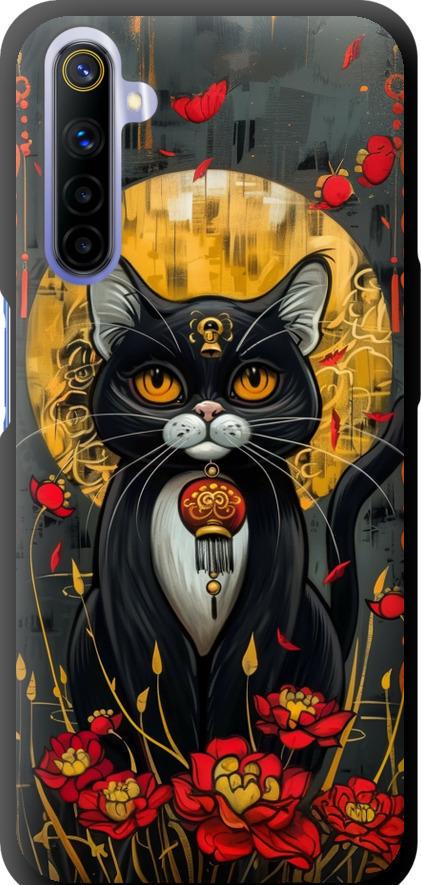 Чехол на Realme 6 China Cat (6134b-1913-42517)