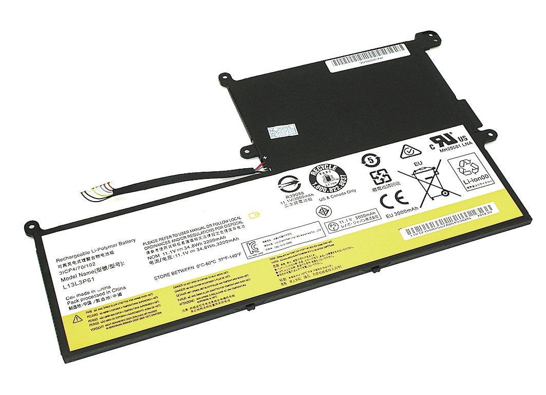 Аккумулятор для ноутбука Lenovo L13L3P61 Chromebook N20 11,1 V 3200 mAh (075432)