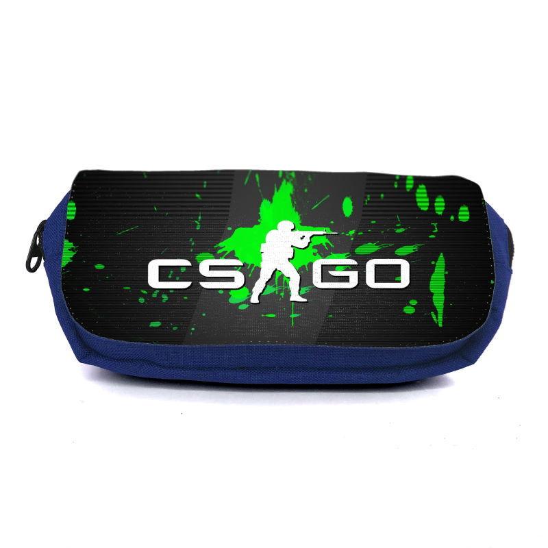Пенал школьный Контр Забастовка CSGO-0016 Синий (1442383516)