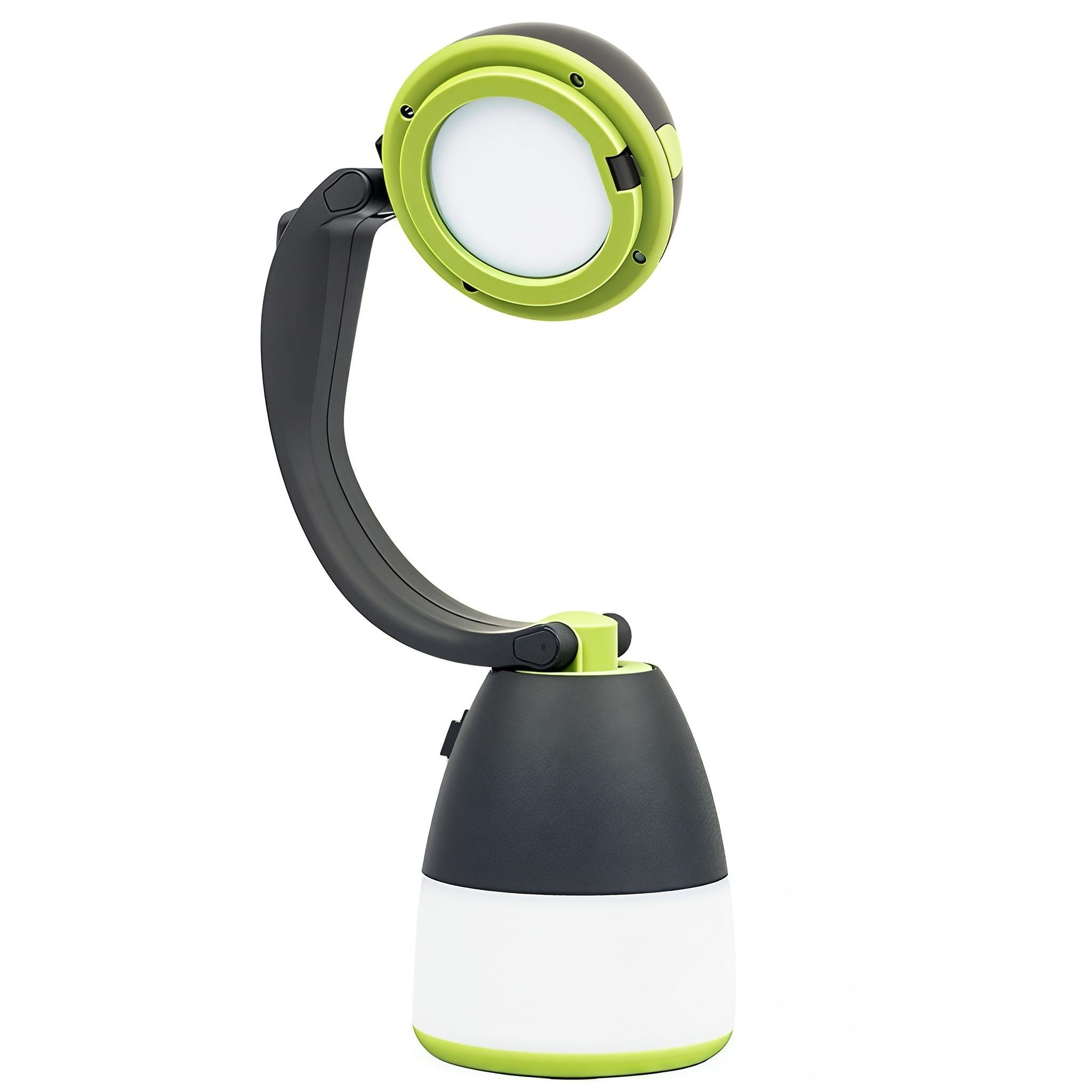 Ліхтарик кемпінговий трансформатор Solar 3в1 з функцією powerbank світлодіодний 500 Лм Чорний (85745)