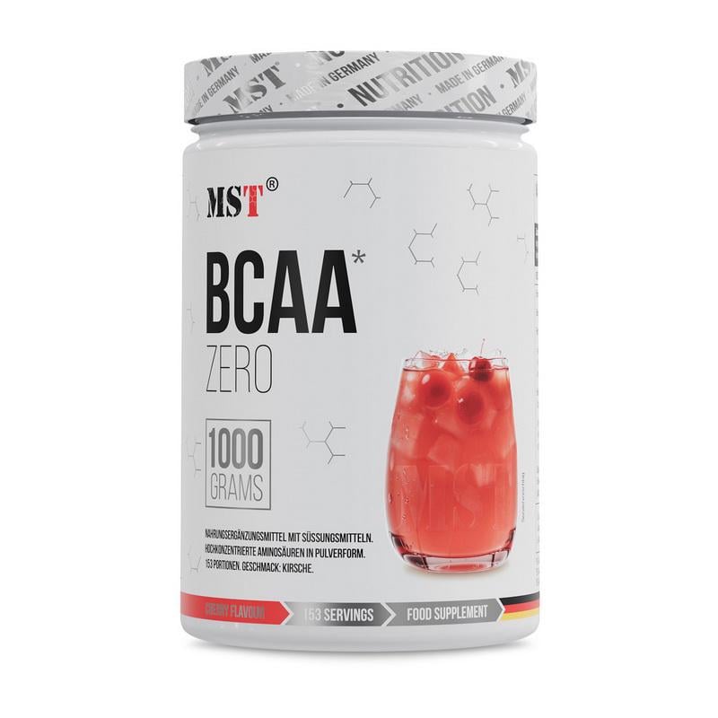 Аминокислоты MST BCAA Zero 1 кг без сахара Вишня